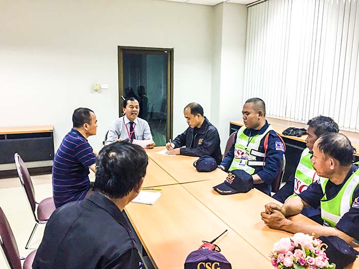 การประชุมร่วมกับผู้ว่าจ้าง